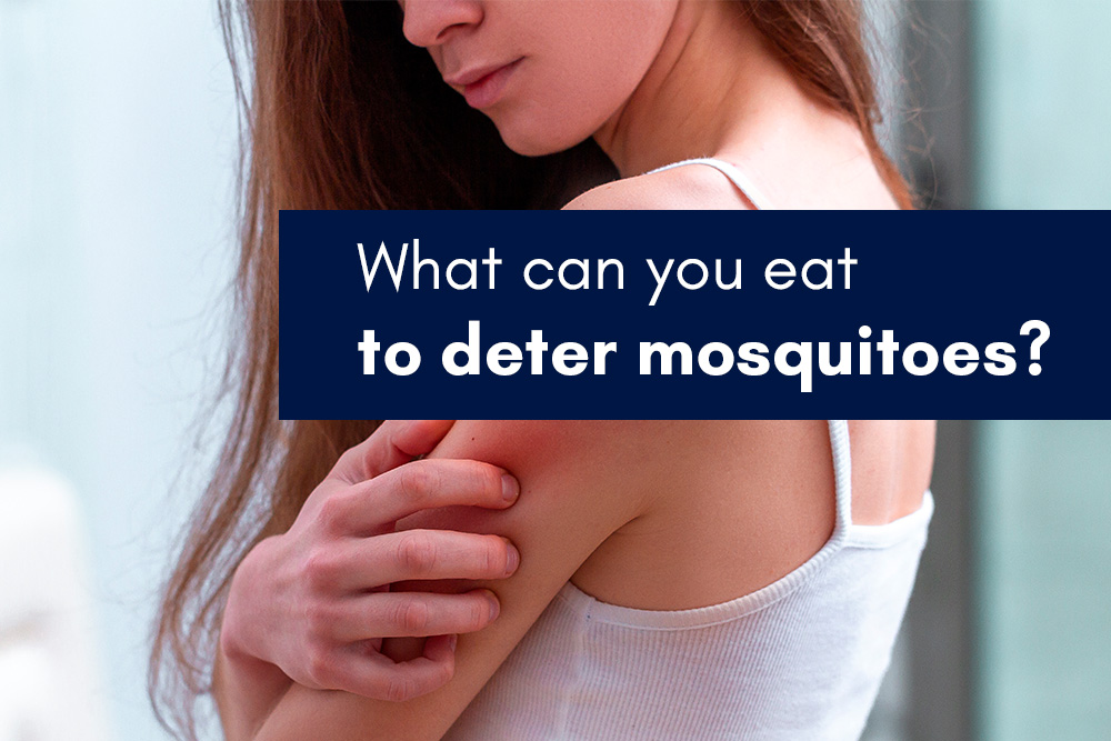 What can you eat to deter mosquitoes?